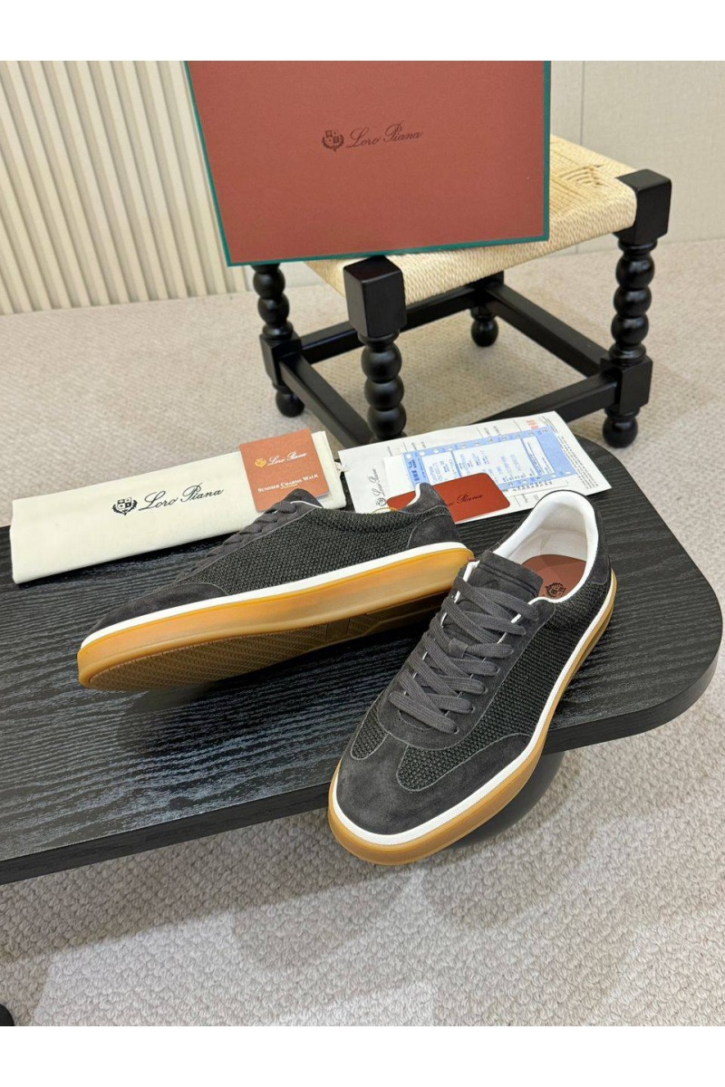 Loro Piana Мужские кроссовки Tennis Walk - Grey