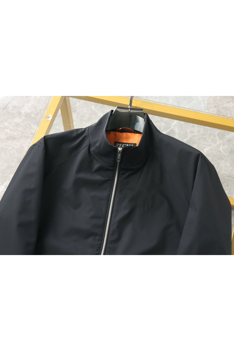 Zegna Мужская чёрная ветровка 