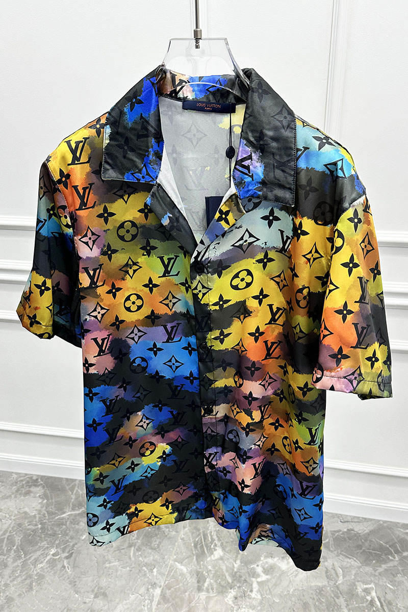 Lоuis Vuittоn Мужская рубашка Monogram Watercolor