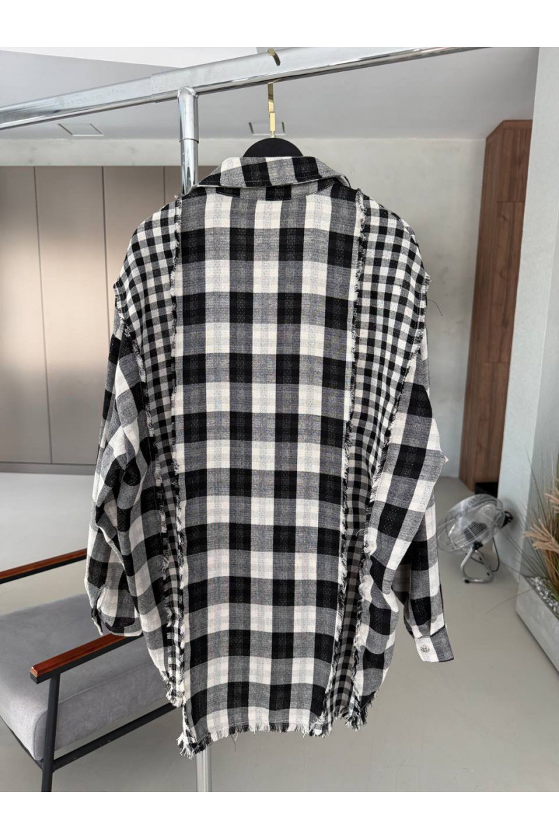 Chrome Hearts Женская рубашка в клетку premium