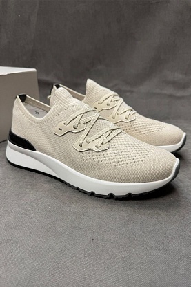 Мужские кроссовки knitted - Beige