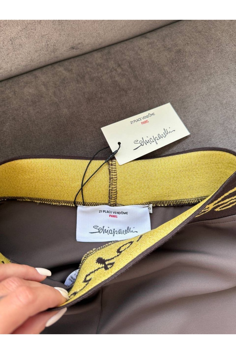 Schiaparelli Женские леггинсы со штрипками premium - Brown