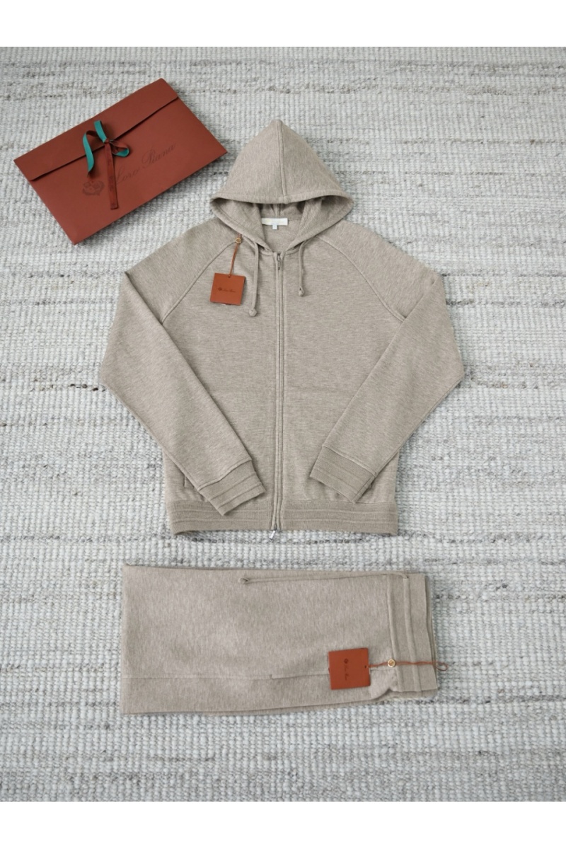 Loro Piana Бежевый спортивный костюм premium