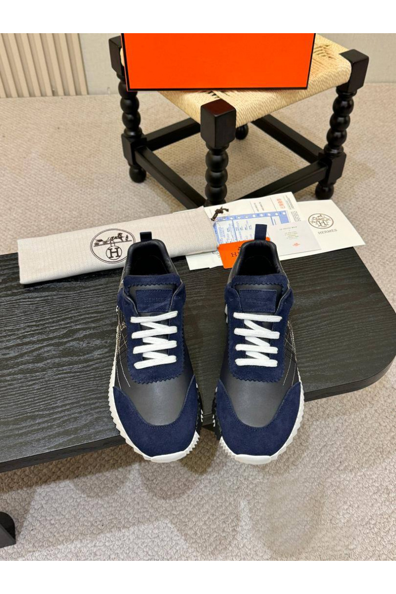 Hermes Мужские кроссовки Bouncing - Navy