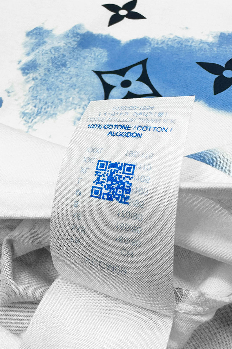 Lоuis Vuittоn Мужская футболка Monogram tie-dye - White