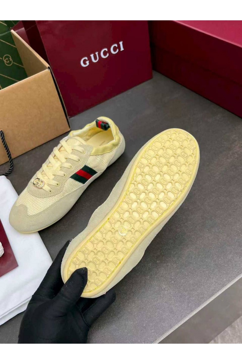 Gucci Женские кроссовки GG Shift premium