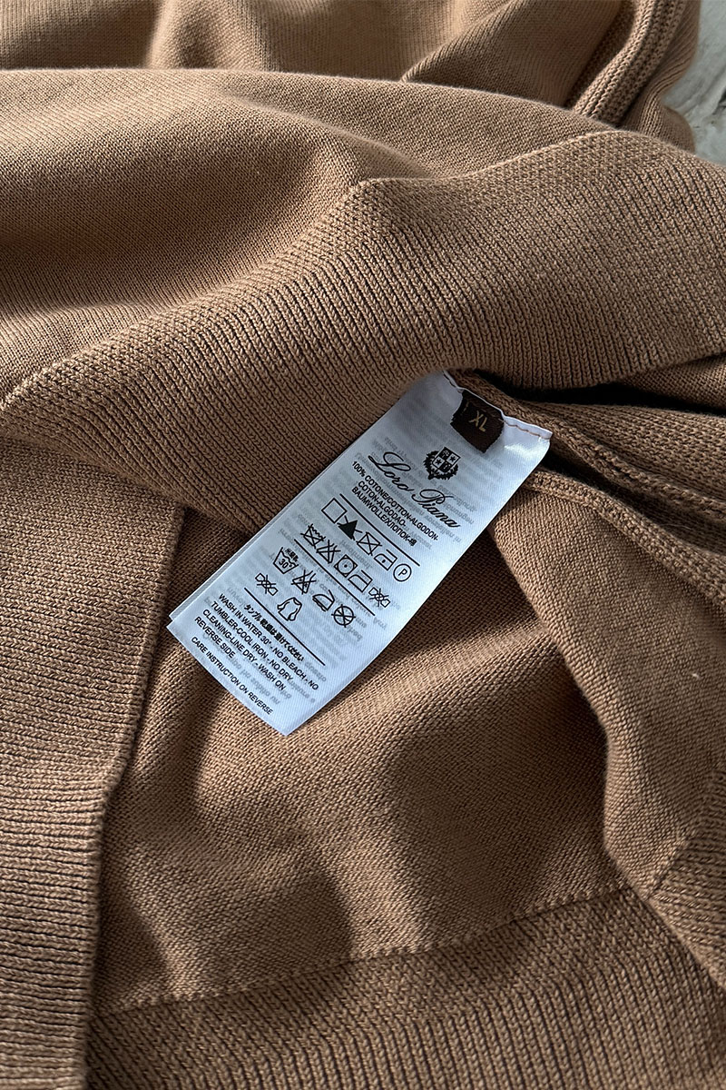 Loro Piana Мужская кофта zip neck - Brown