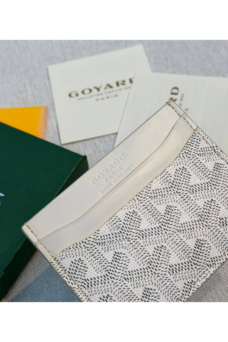 Designer Clothing Кожаный кардхолдер Goyard Saint Sulpice premium 10.5x7 см