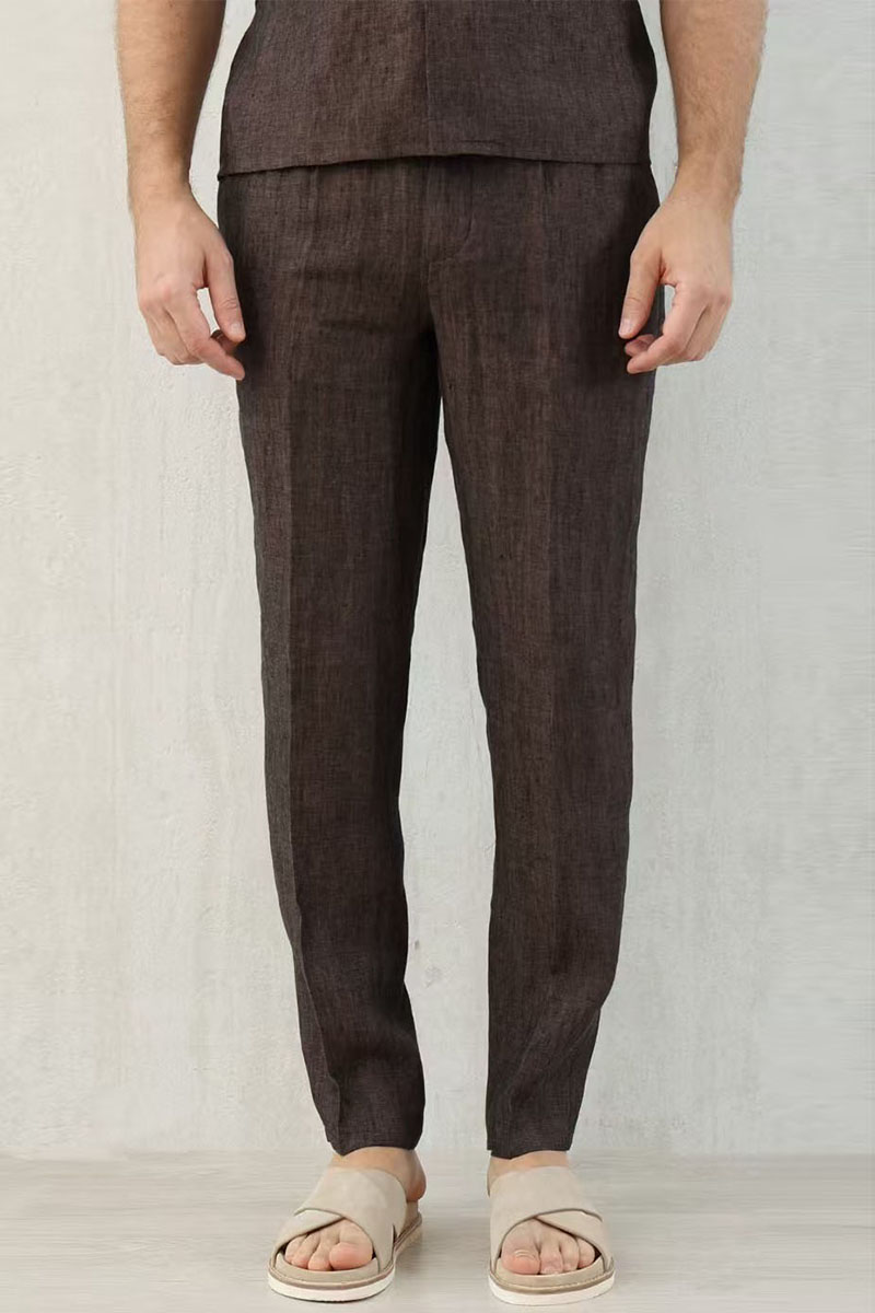 Brunеllо Сuсinеlli Льняные брюки Premium - Brown