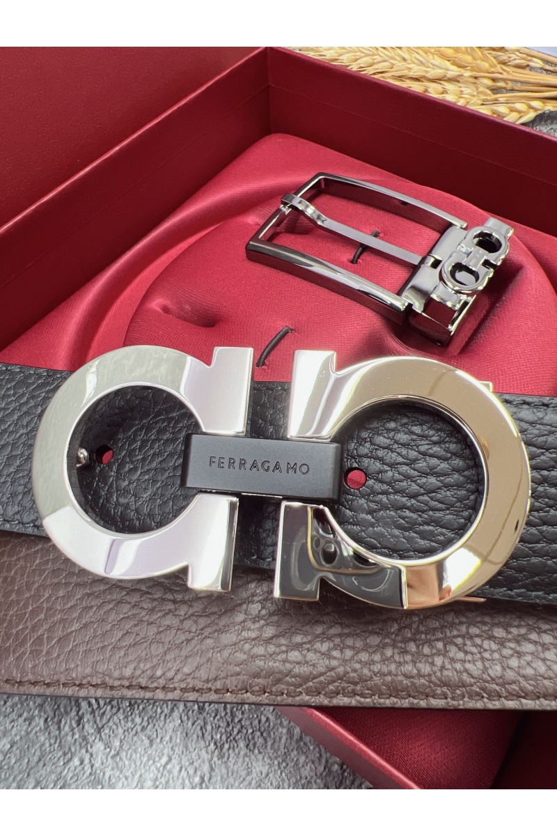 Salvatore Ferragamo Кожаный ремень premium