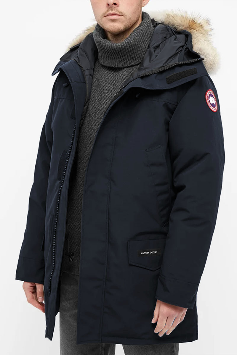 Canada Goose Утеплённая парка тёмно-синего цвета Langford