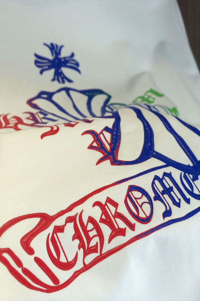 Chrome Hearts Белая оверсайз футболка Premium