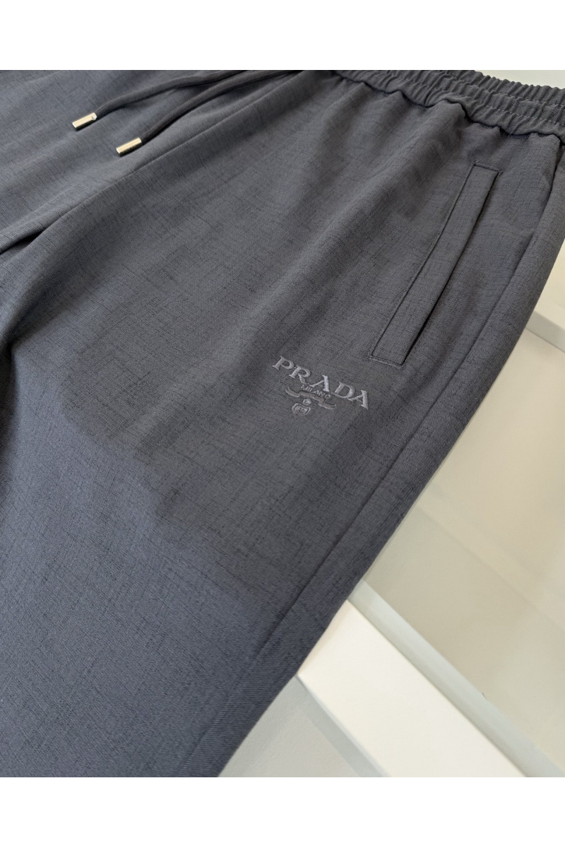 Prada Мужские серые штаны premium 