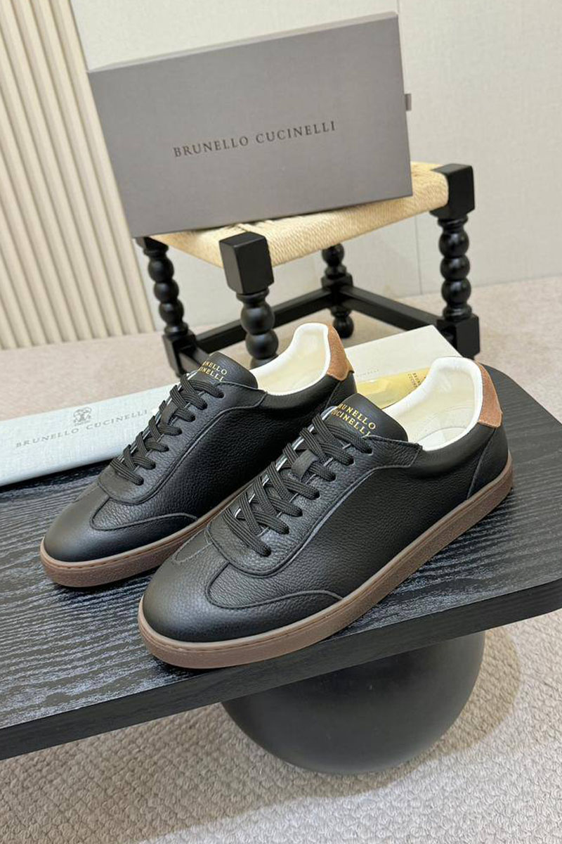 Brunеllо Сuсinеlli Кожаные кроссовки low-top - Black