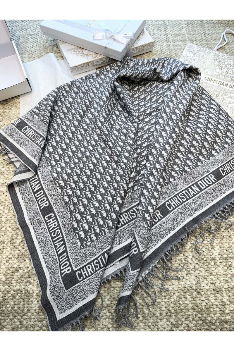 Dior Шарф Oblique Monogram premium 140x140 см