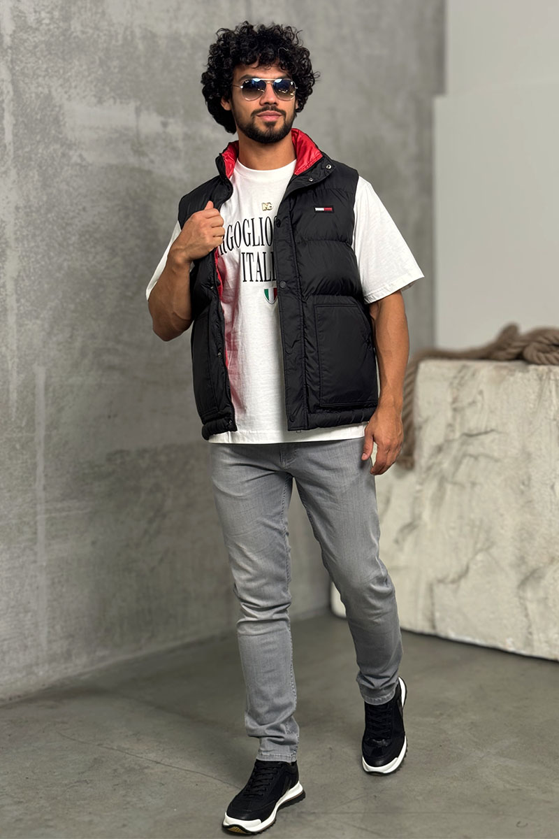 Tommy Hilfiger Мужской чёрный жилет 