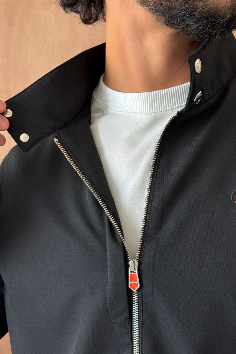 Hermes Мужская чёрная куртка 