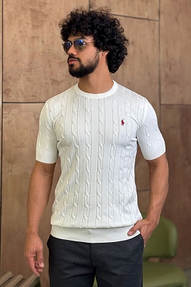 Мужская белая футболка 