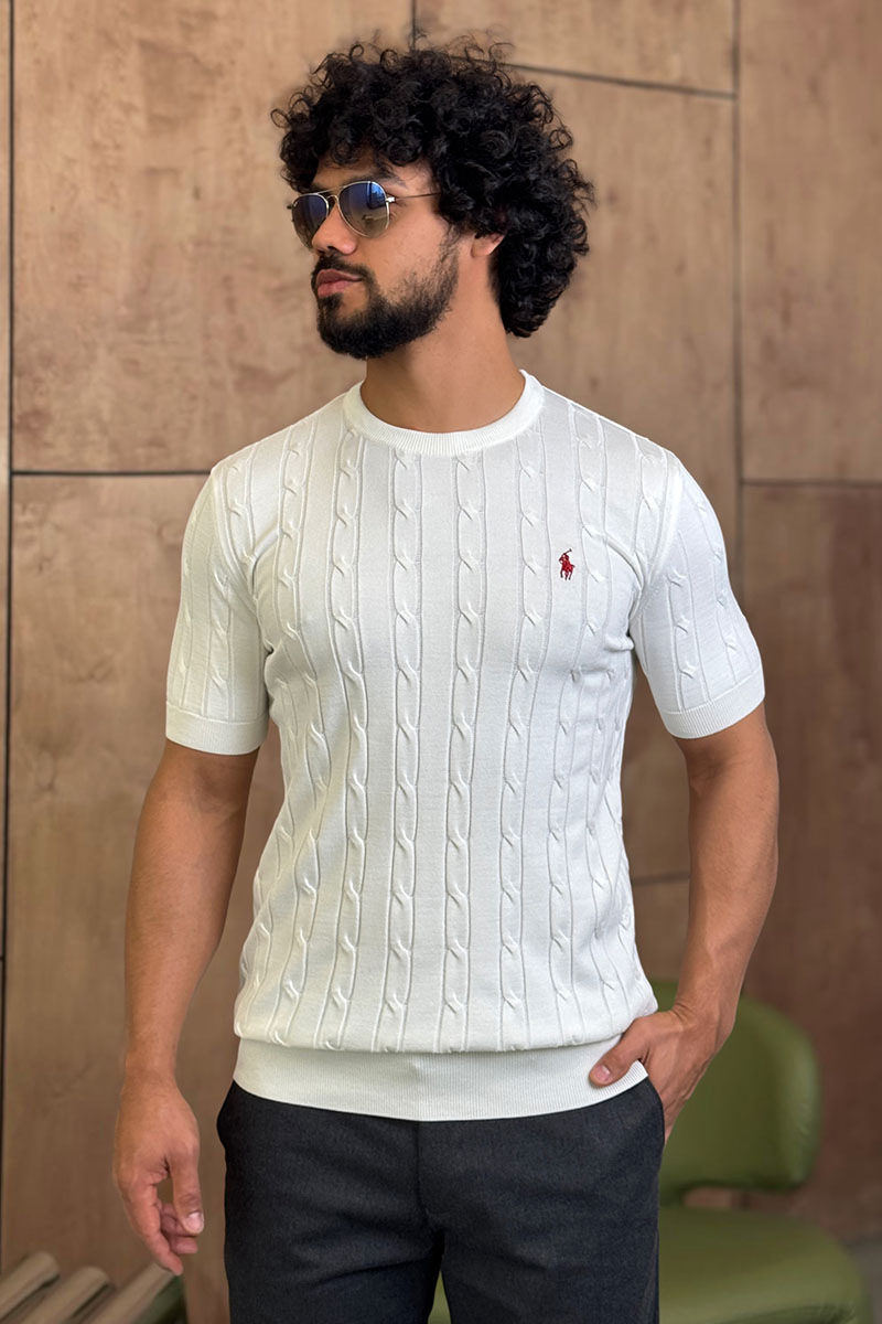 Polo Ralph Lauren Мужская белая футболка 