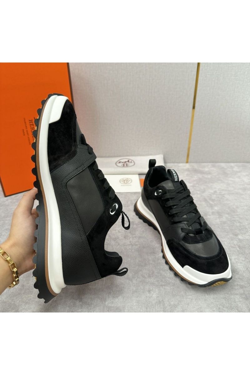 Hermes Мужские кроссовки Leader - Black
