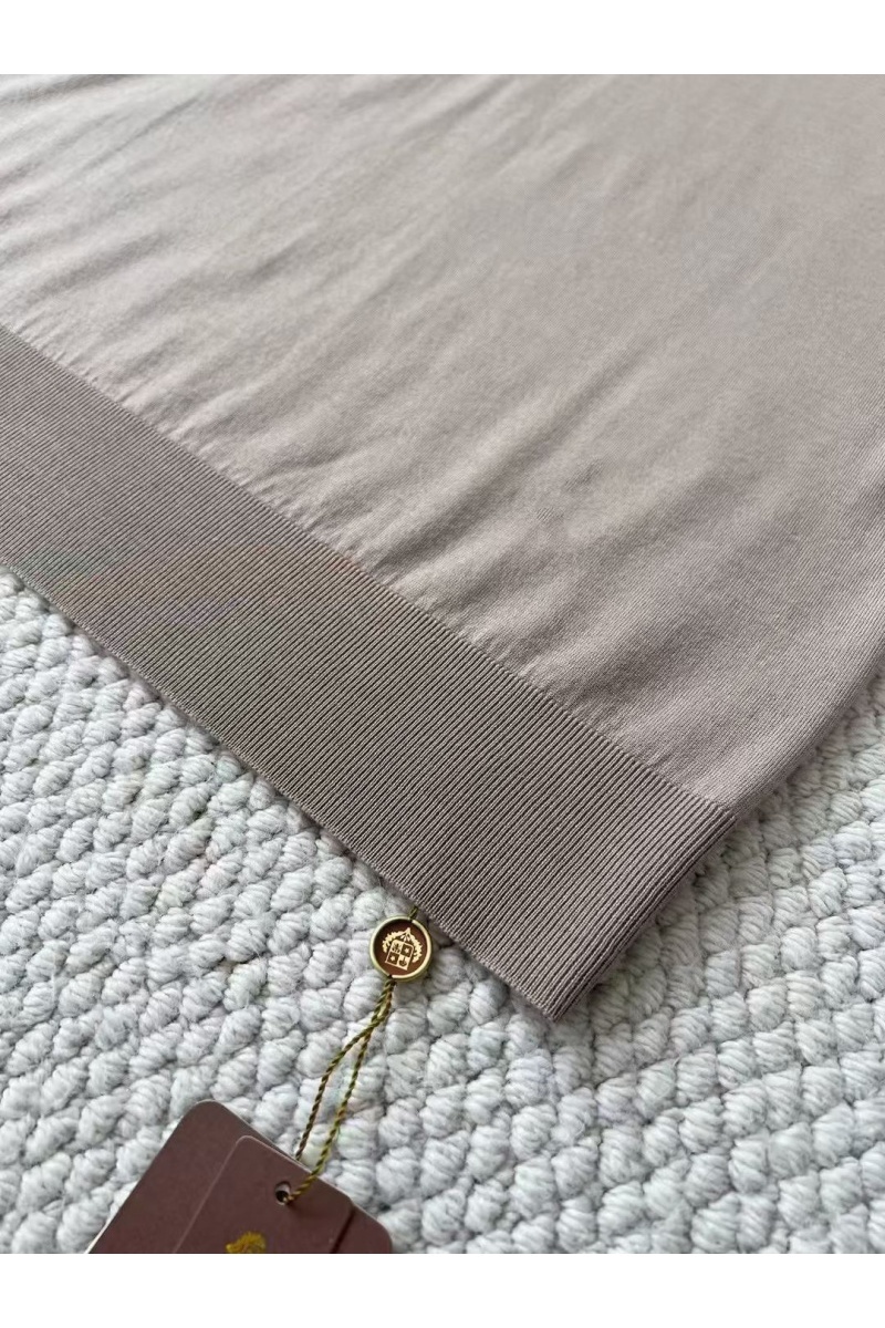 Loro Piana Мужское серое поло premium