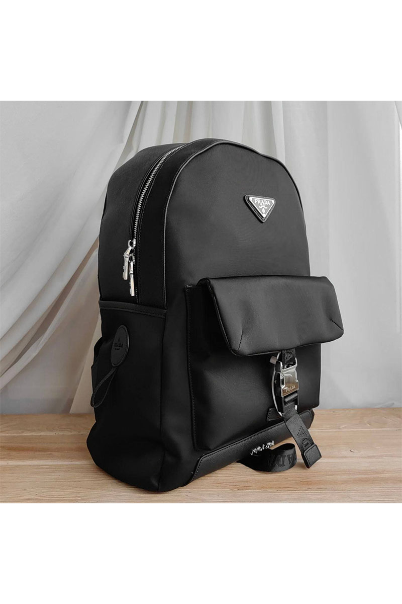 Prada Нейлоновый рюкзак logo-plaque 40x30 см