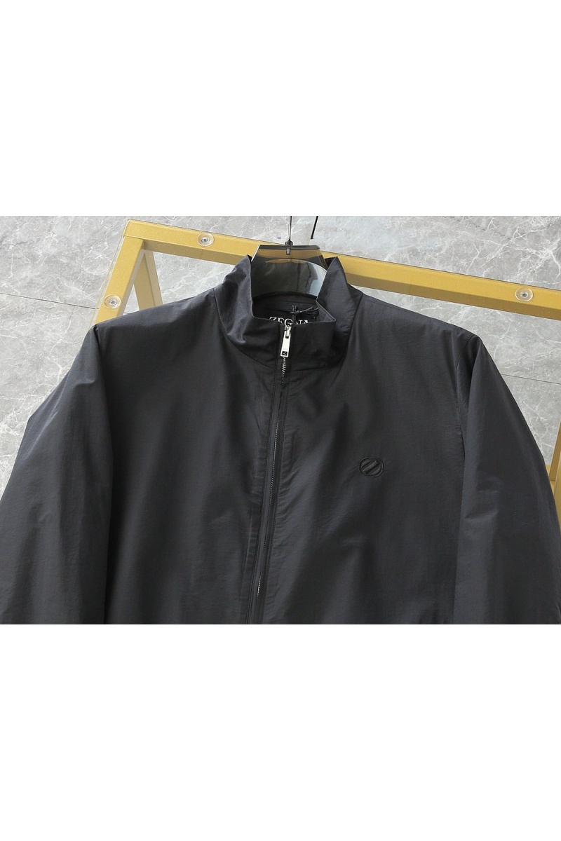 Zegna Мужская чёрная ветровка 