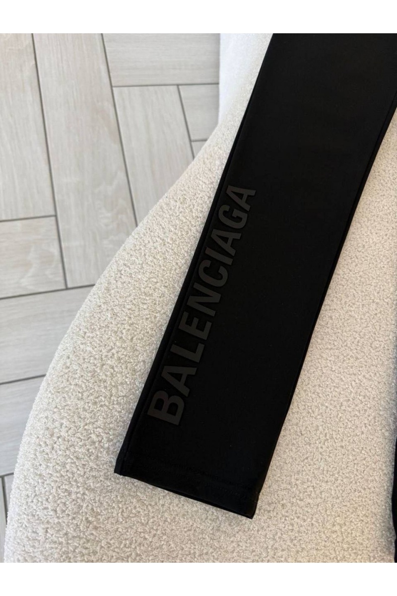 Balenciaga Женские черные леггинсы 