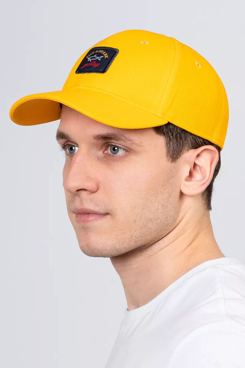 Paul & Shark Мужская жёлтая бейсболка logo-patch