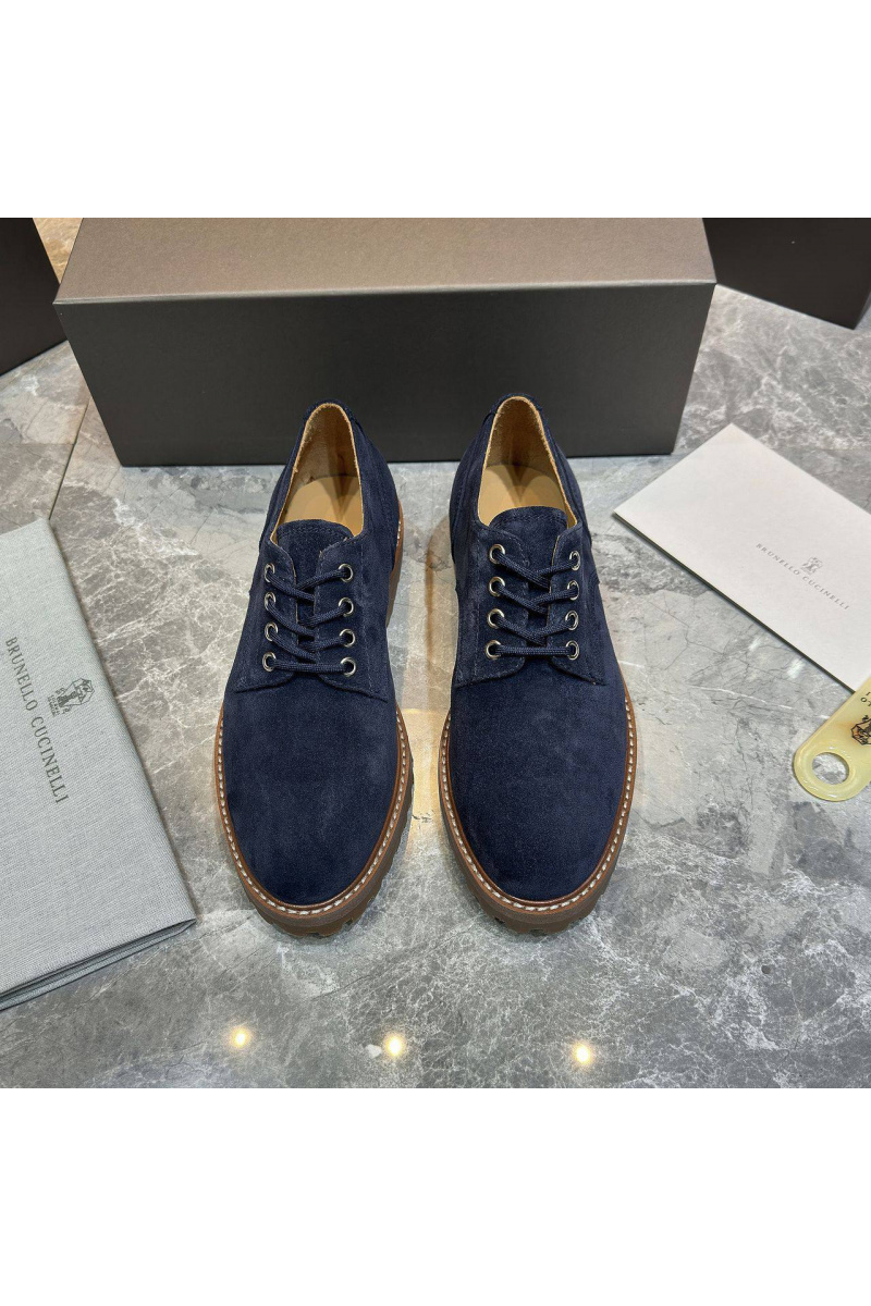 Brunеllо Сuсinеlli Замшевые ботинки синего цвета