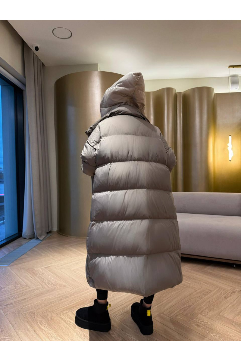 Max Mara Женский пуховик с капюшоном premium - Brown