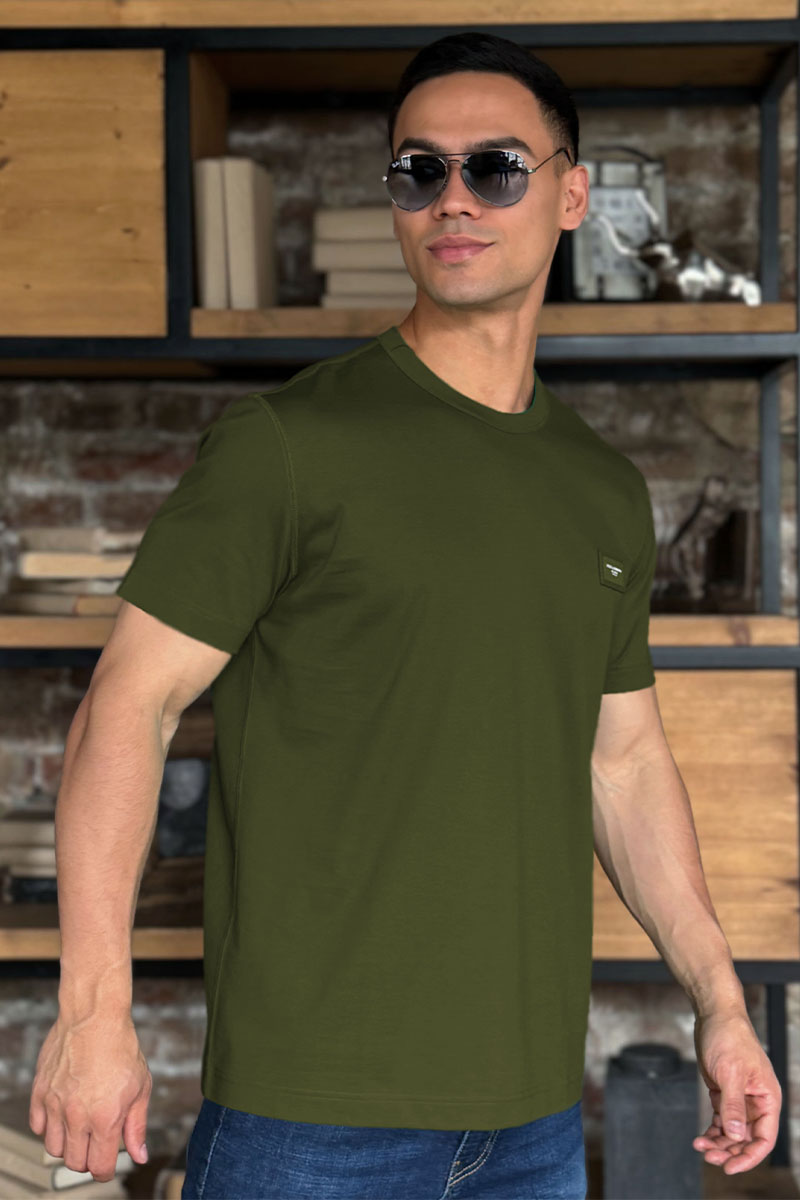 Dоlсе & Gаbbаnа Мужская футболка Premium - Military Green