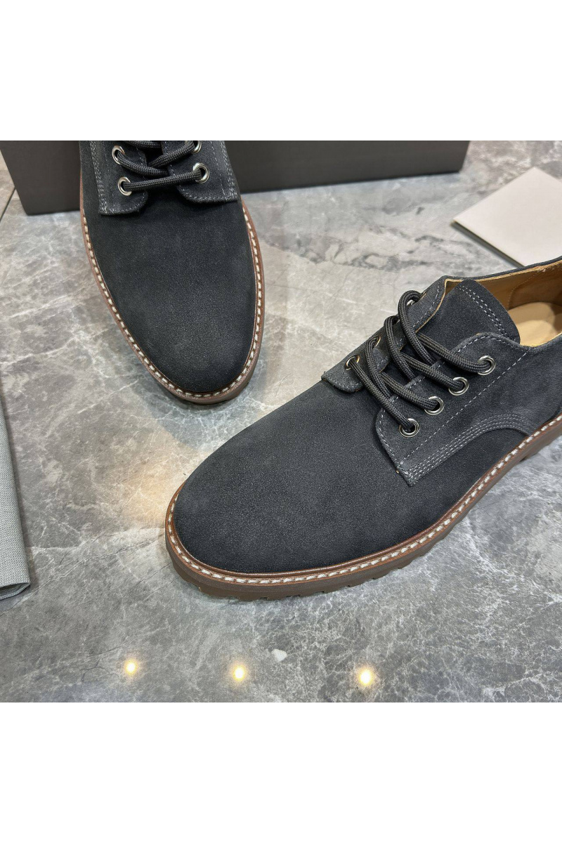 Brunеllо Сuсinеlli Замшевые ботинки серого цвета