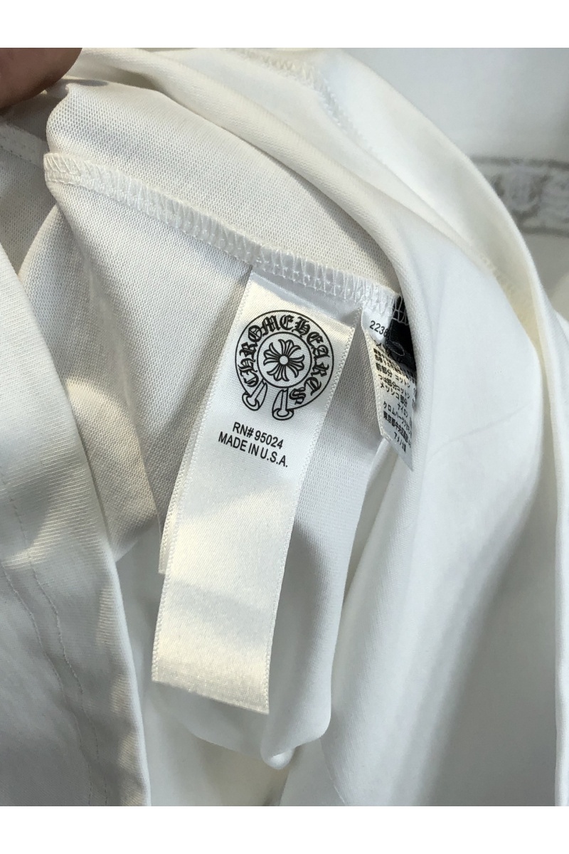 Chrome Hearts Белая оверсайз футболка Premium