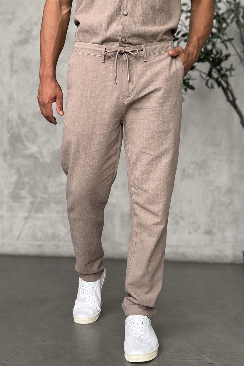 Loro Piana Мужской костюм бежевого цвета