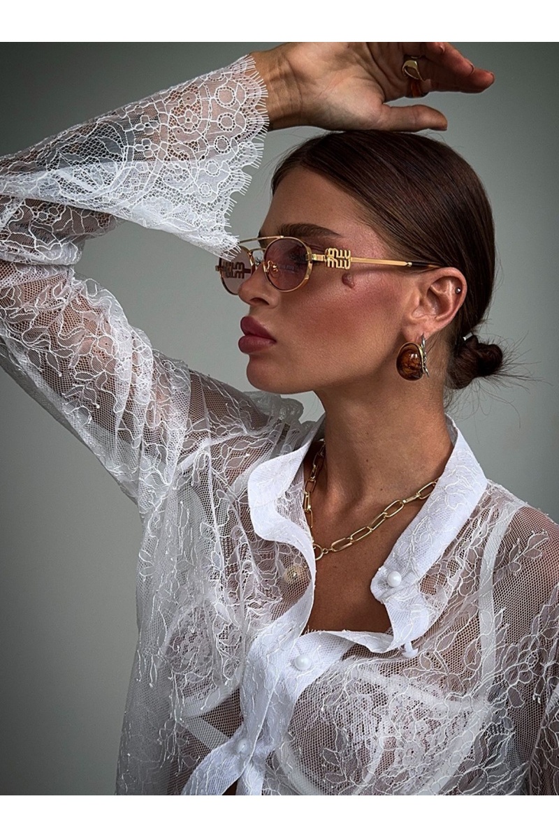 MIU MIU Женские солнцезащитные очки Oval