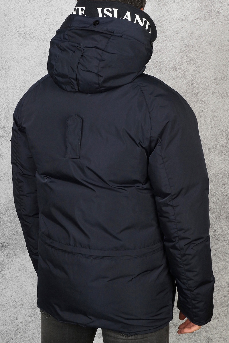 Stone Island Парка тёмно-синего цвета compass-patch