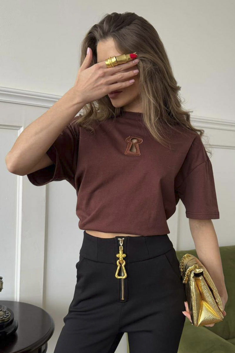 Schiaparelli Женская футболка premium - Brown