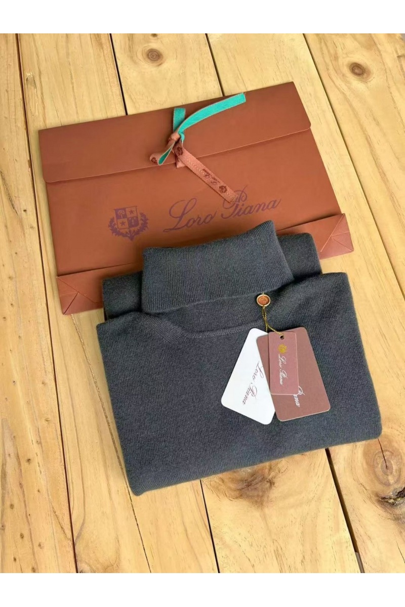 Loro Piana Мужская водолазка Premium - Dark Gray