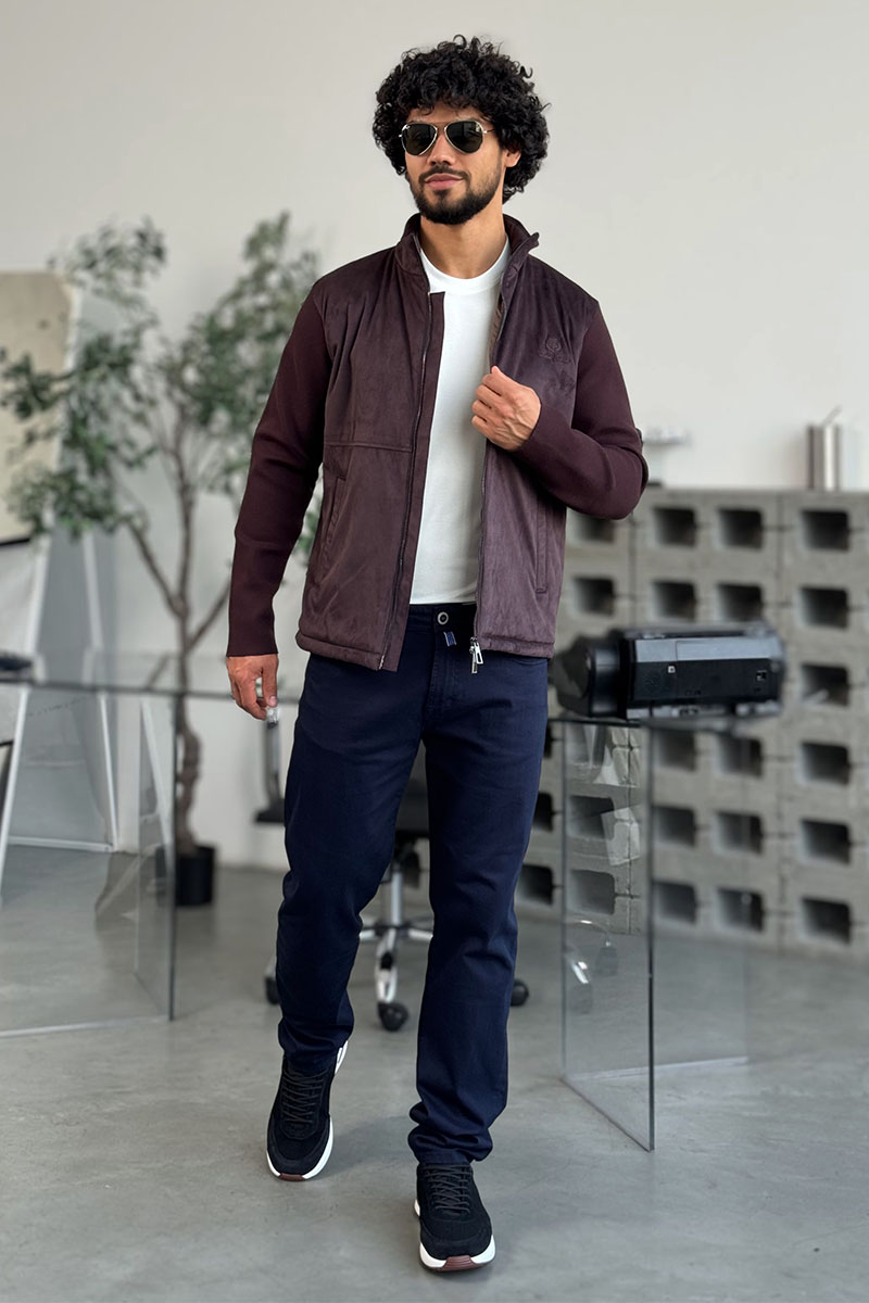 Loro Piana Мужская куртка коричневого цвета