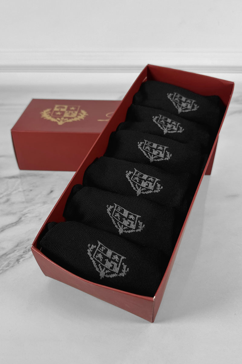 Loro Piana Комплект носков grey logo