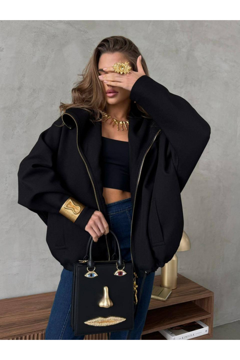 Schiaparelli Женская куртка чёрного цвета premium