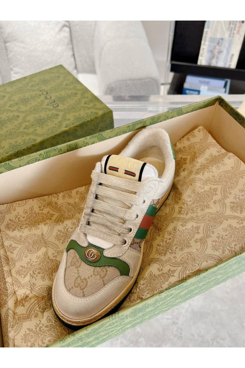 Gucci Женские кроссовки GG Screener premium