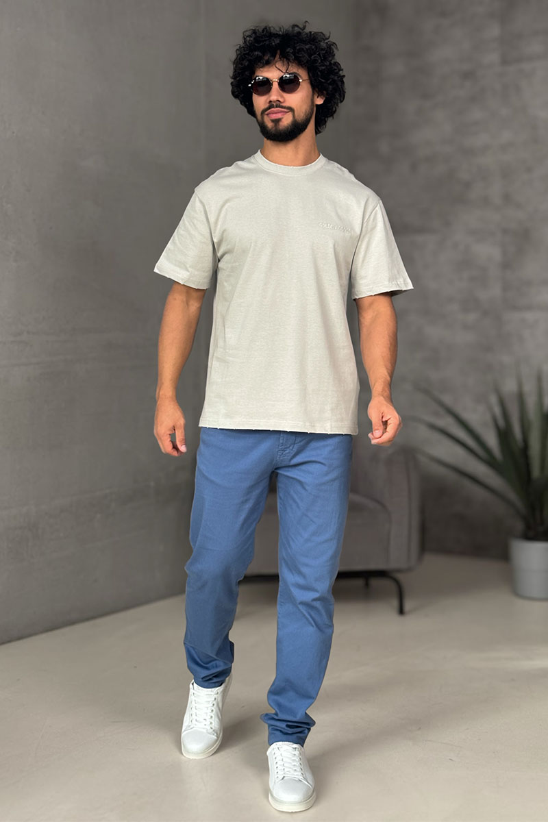 Designer Clothing Мужская серая футболка Golden Goose 