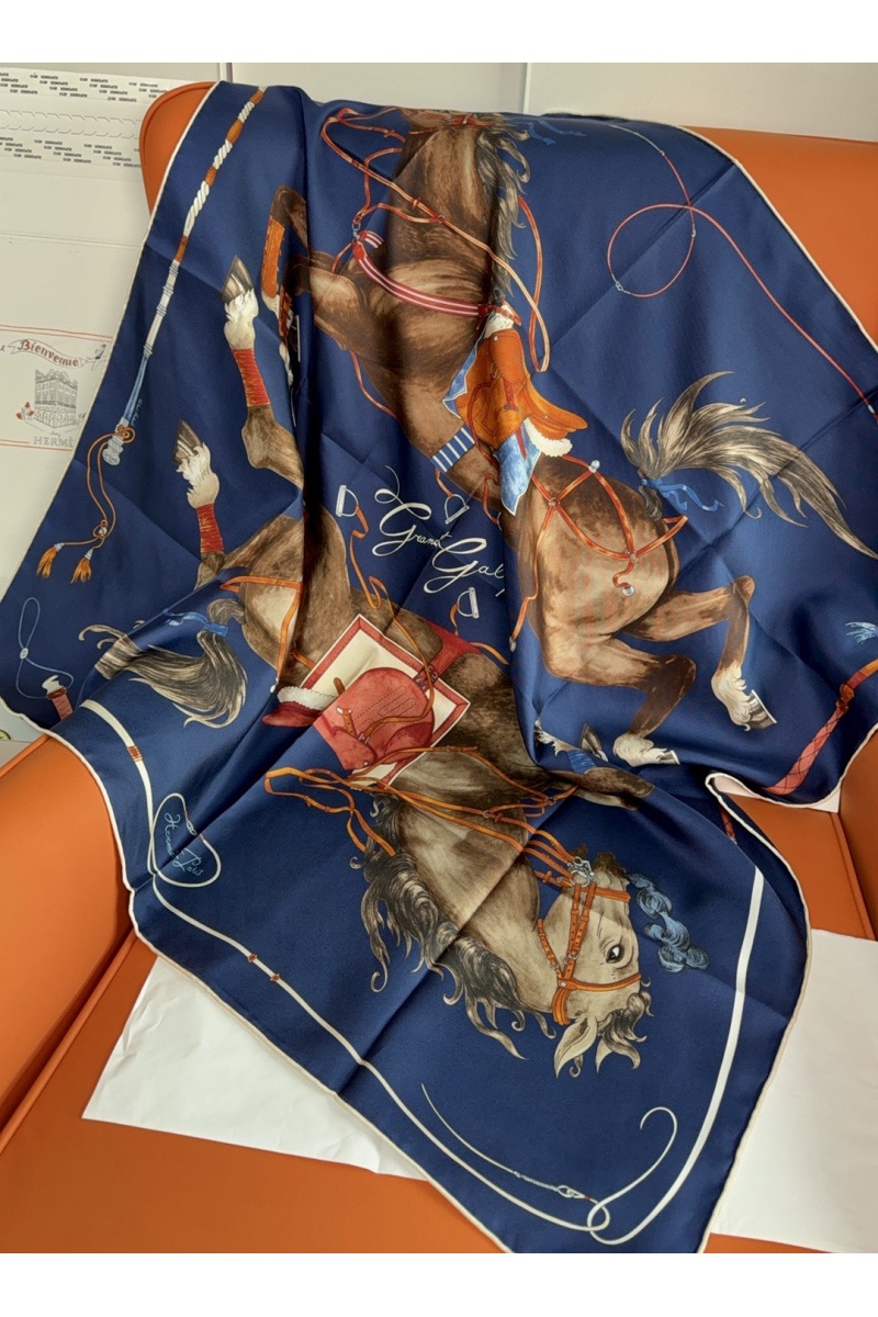 Hermes Платок Grand Galop premium 88x88 см