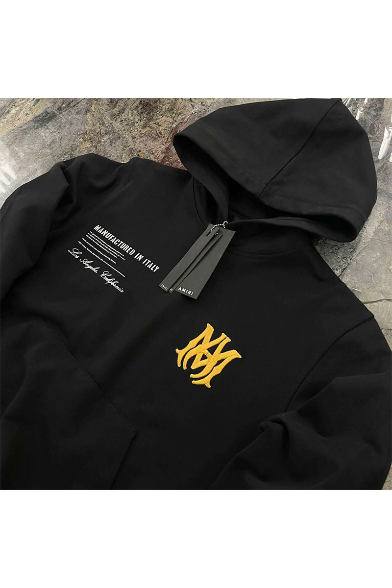 Amiri Худи чёрного цвета Military Specs Stencil