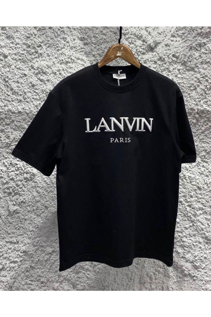 Designer Clothing Чёрная оверсайз футболка block-lettered logo-print