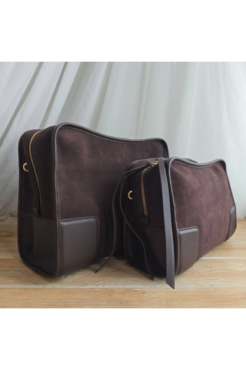 Loewe Замшевая сумка Amazona 27x18 см