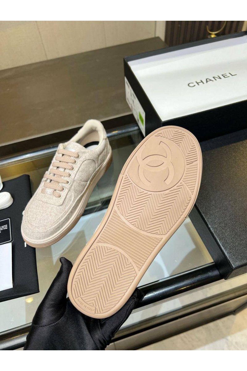 Chаnеl Женские кроссовки Tweed premium