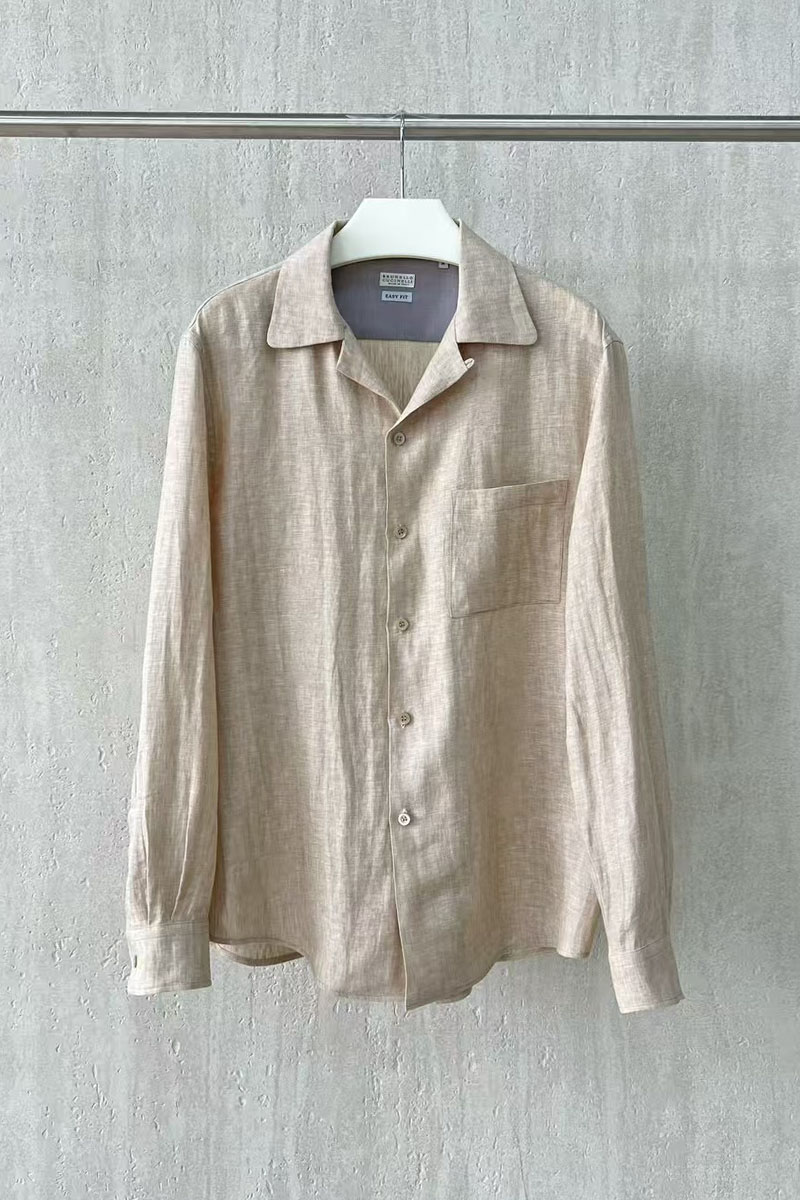 Brunеllо Сuсinеlli Льняная рубашка Premium - Beige